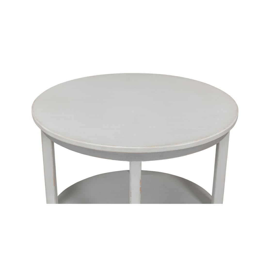 Asian Swedish Painted Oval Side Table For Sale