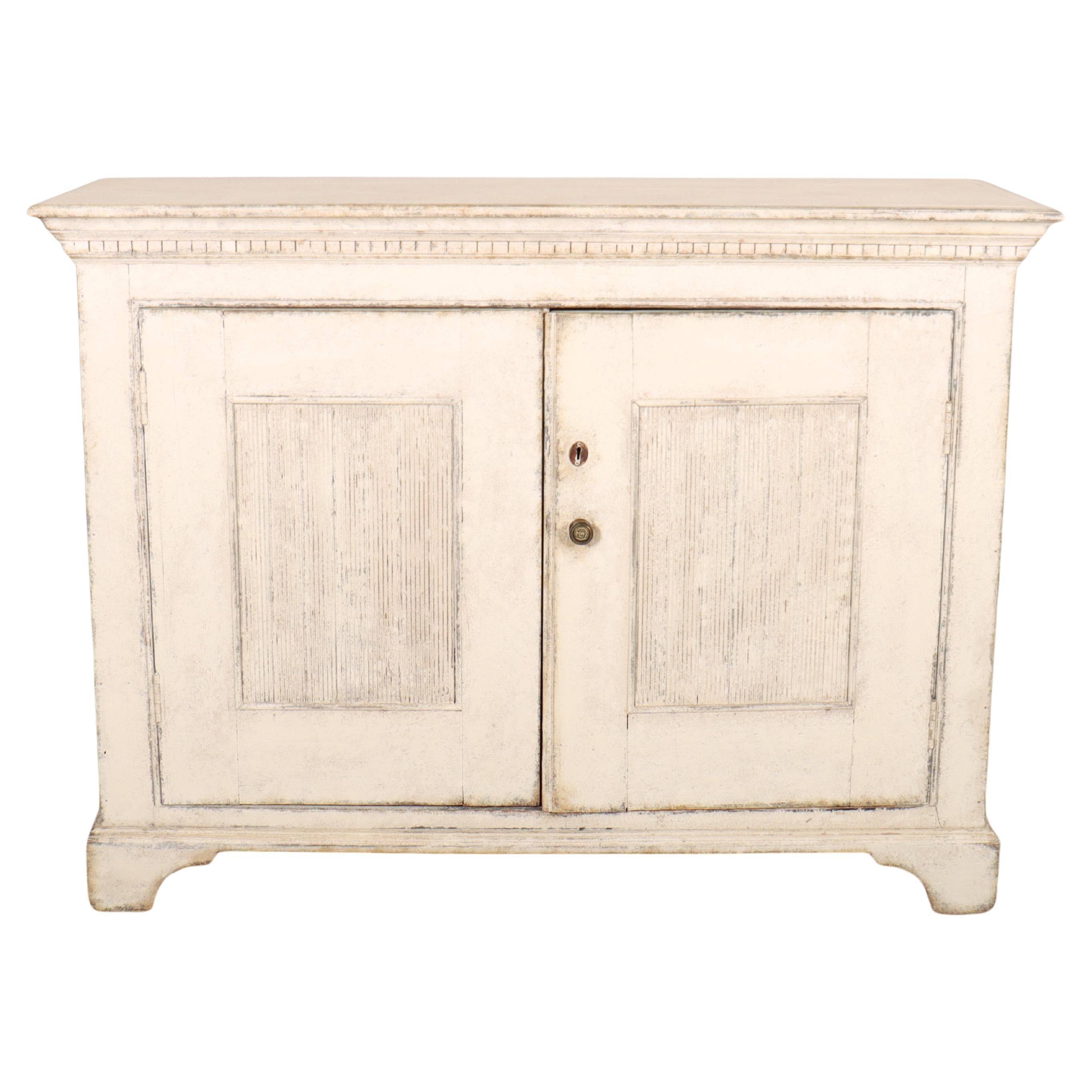 Spanish Painted Low Buffet For Sale at 1stDibs