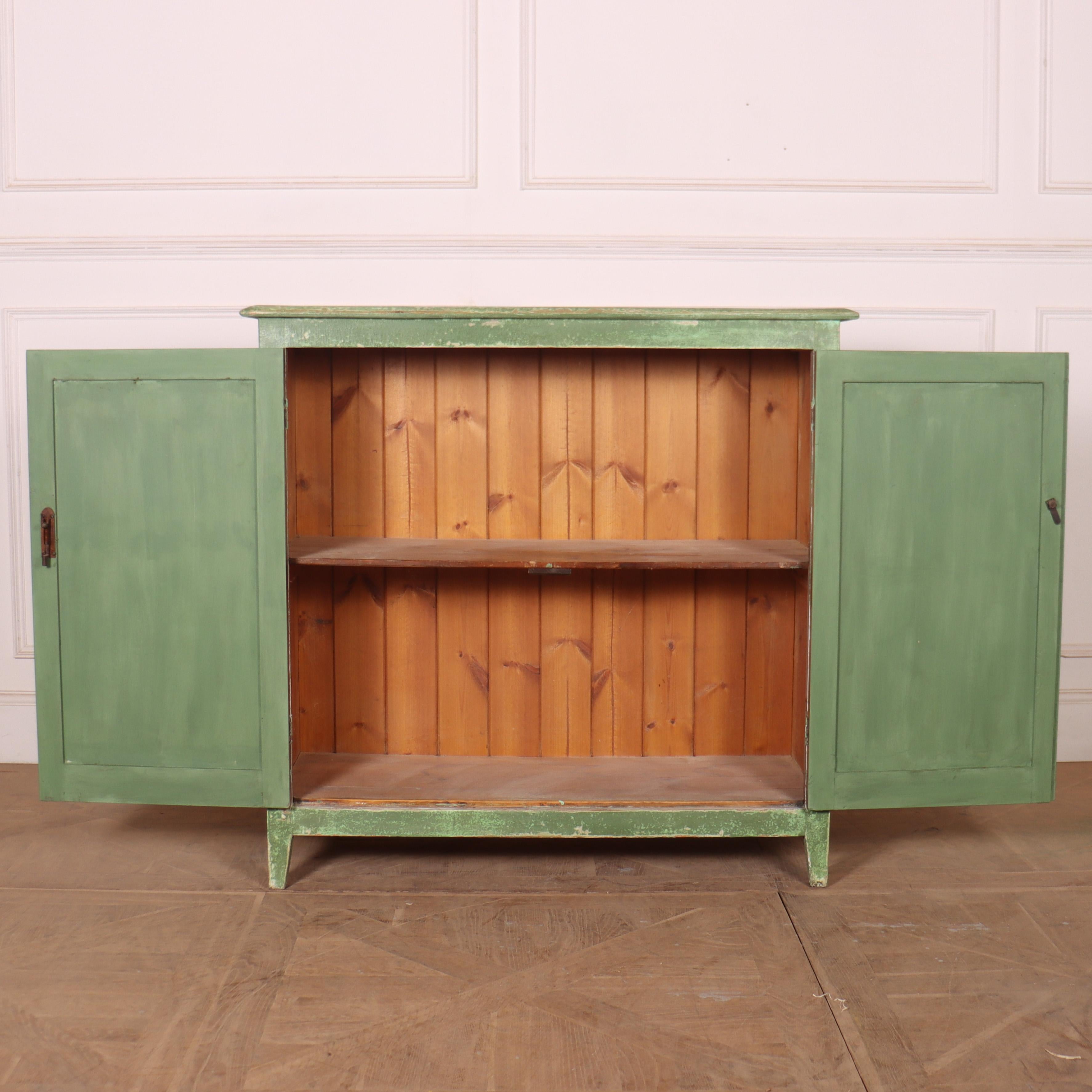 Swedish Painted Pine Cabinet For Sale 3
