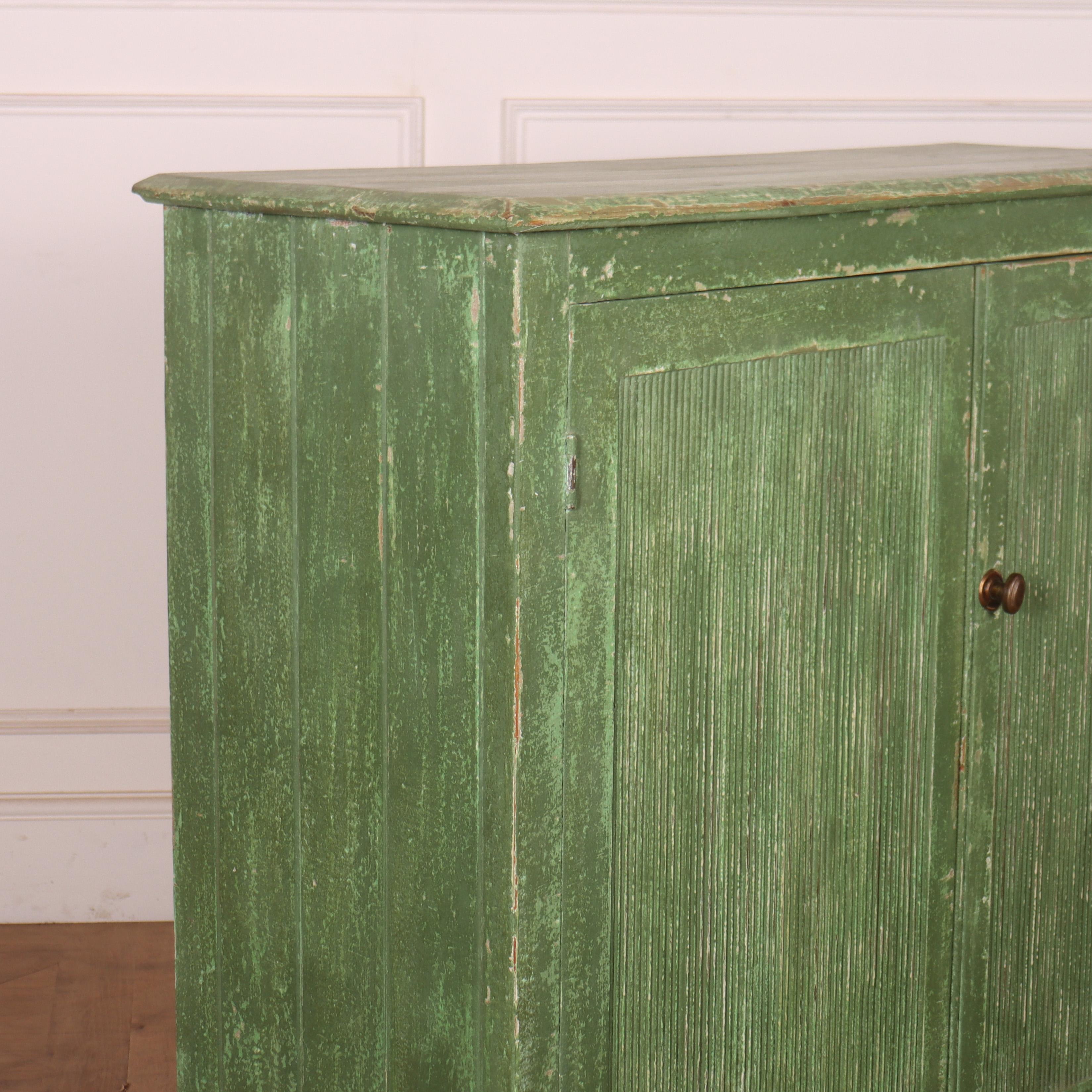 Swedish Painted Pine Cabinet For Sale 4