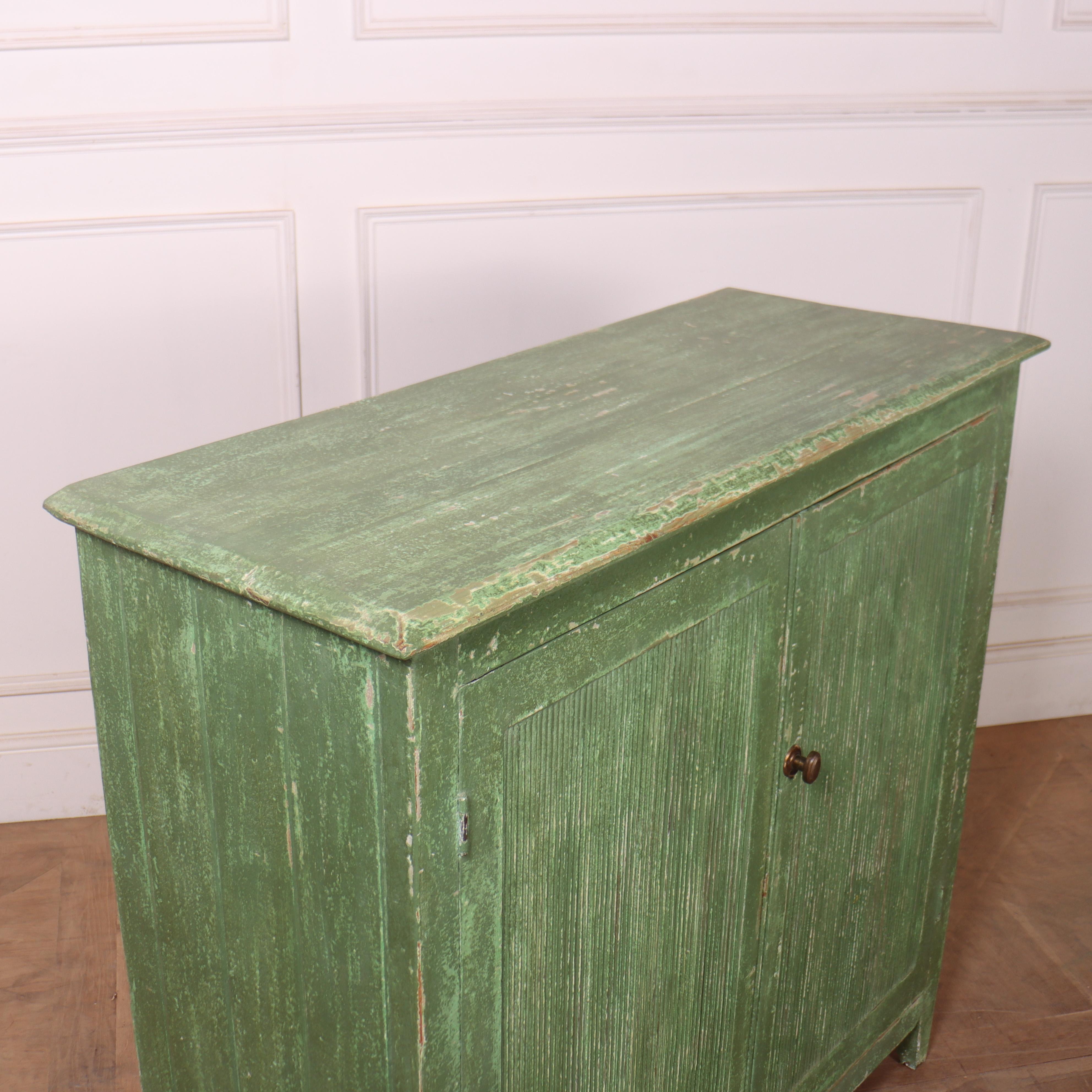 Swedish Painted Pine Cabinet For Sale 5