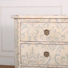 Swedish Painted Pine Commode
