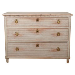 Antique Swedish Painted Pine Commode