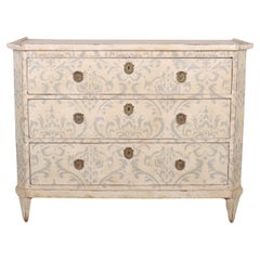 Swedish Painted Pine Commode