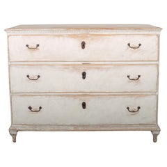Swedish Painted Pine Commode