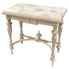 Antique Swedish Painted Side Table