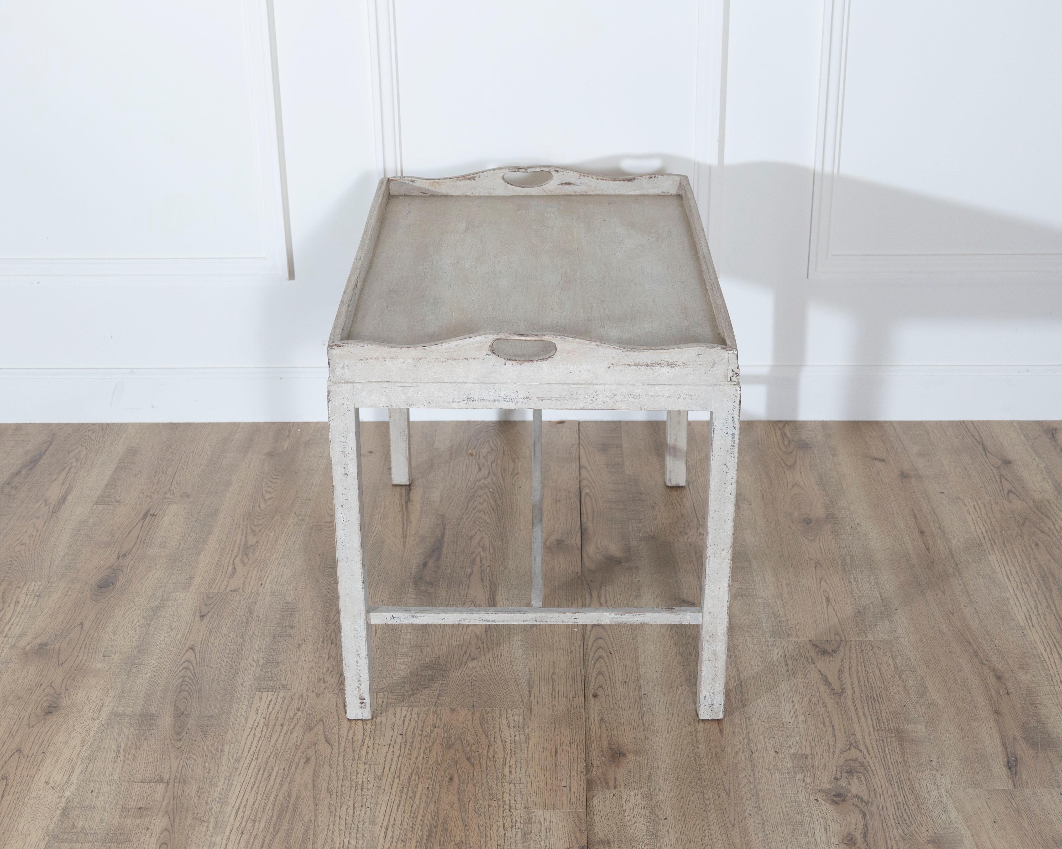 20th Century Swedish Painted Tray Table / Coffee Table, Circa 1920 For Sale
