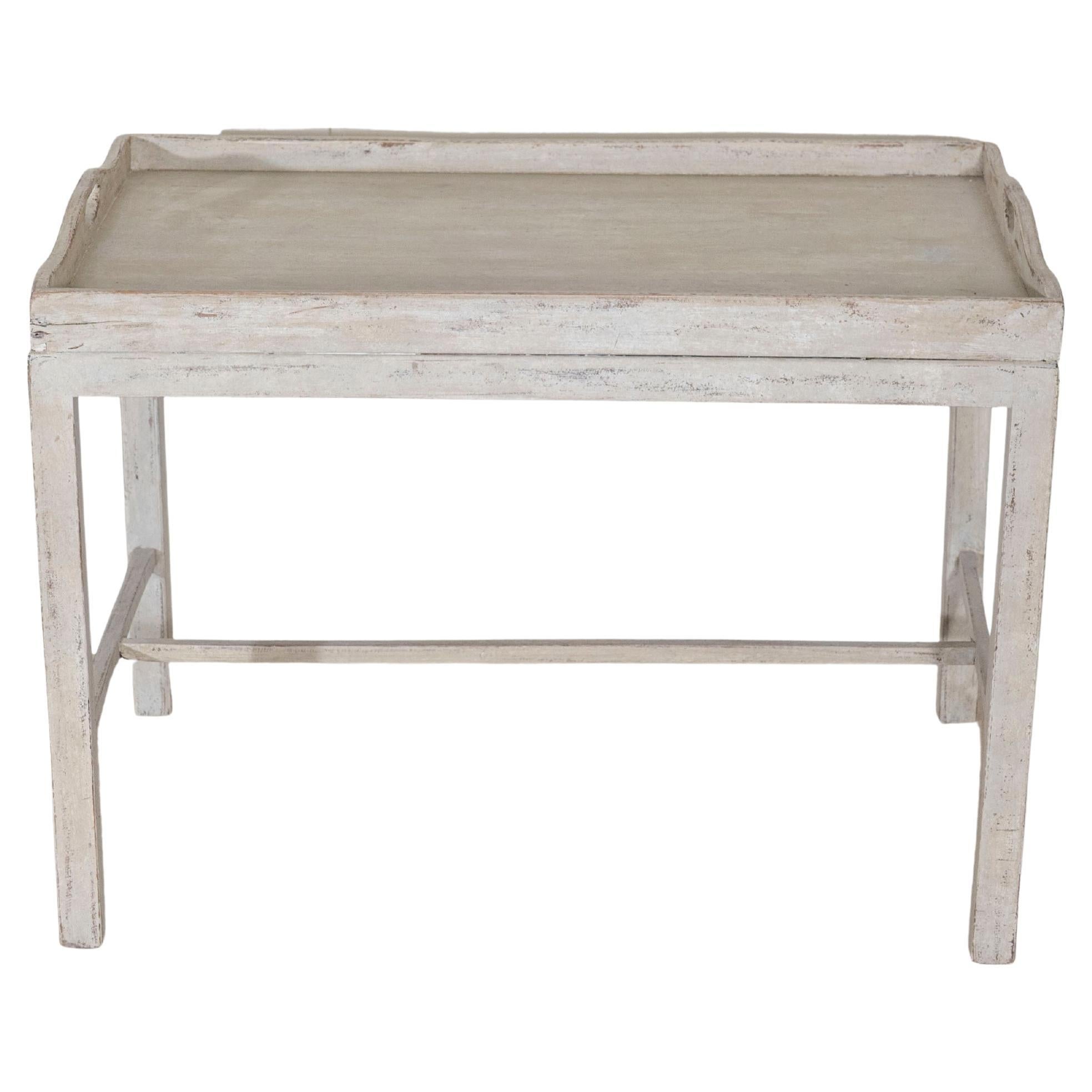 Swedish Painted Tray Table / Coffee Table, Circa 1920