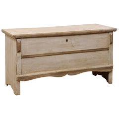 Swedish Painted Wood Blanket Chest, Mid-20th Century
