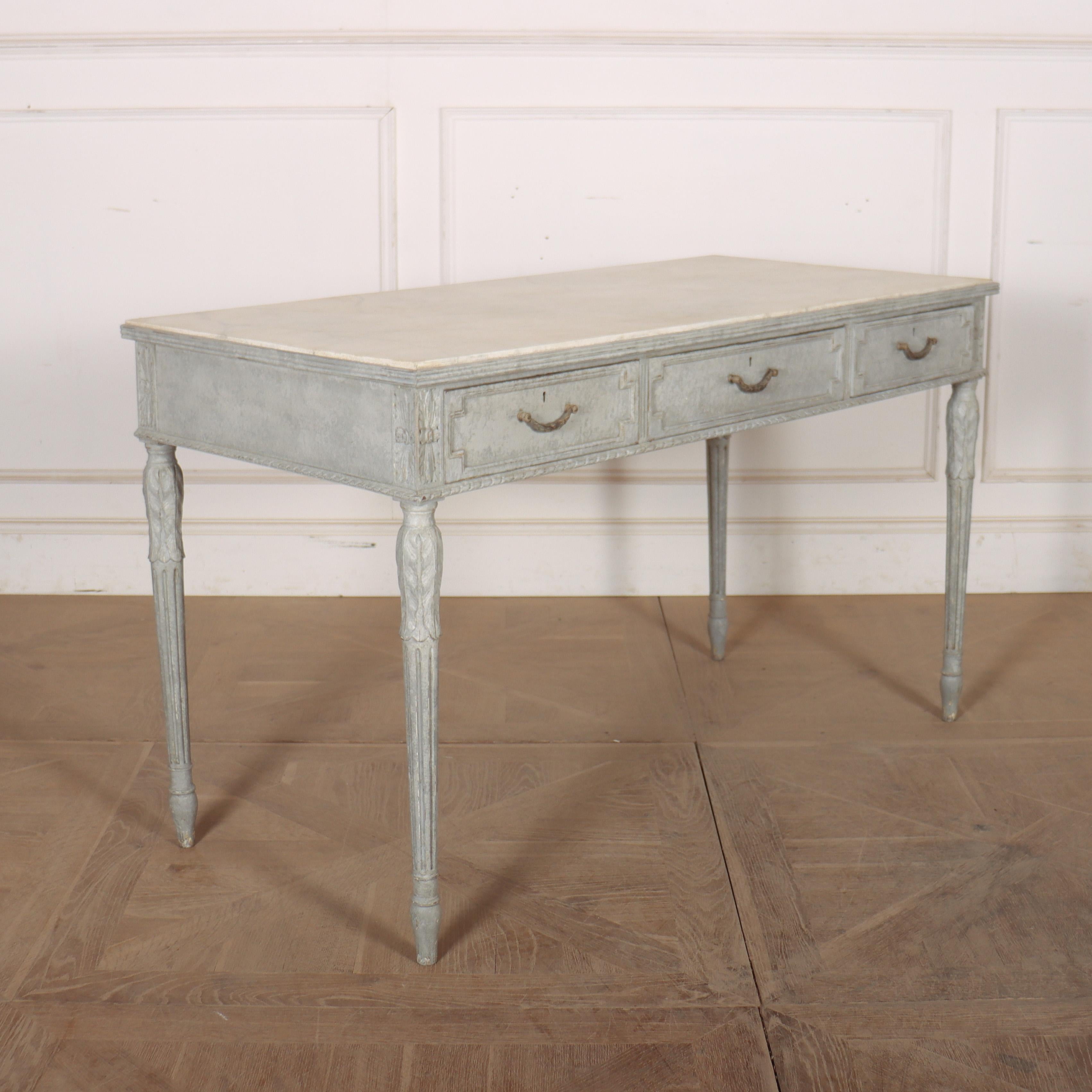 Swedish Painted Writing Table For Sale 1