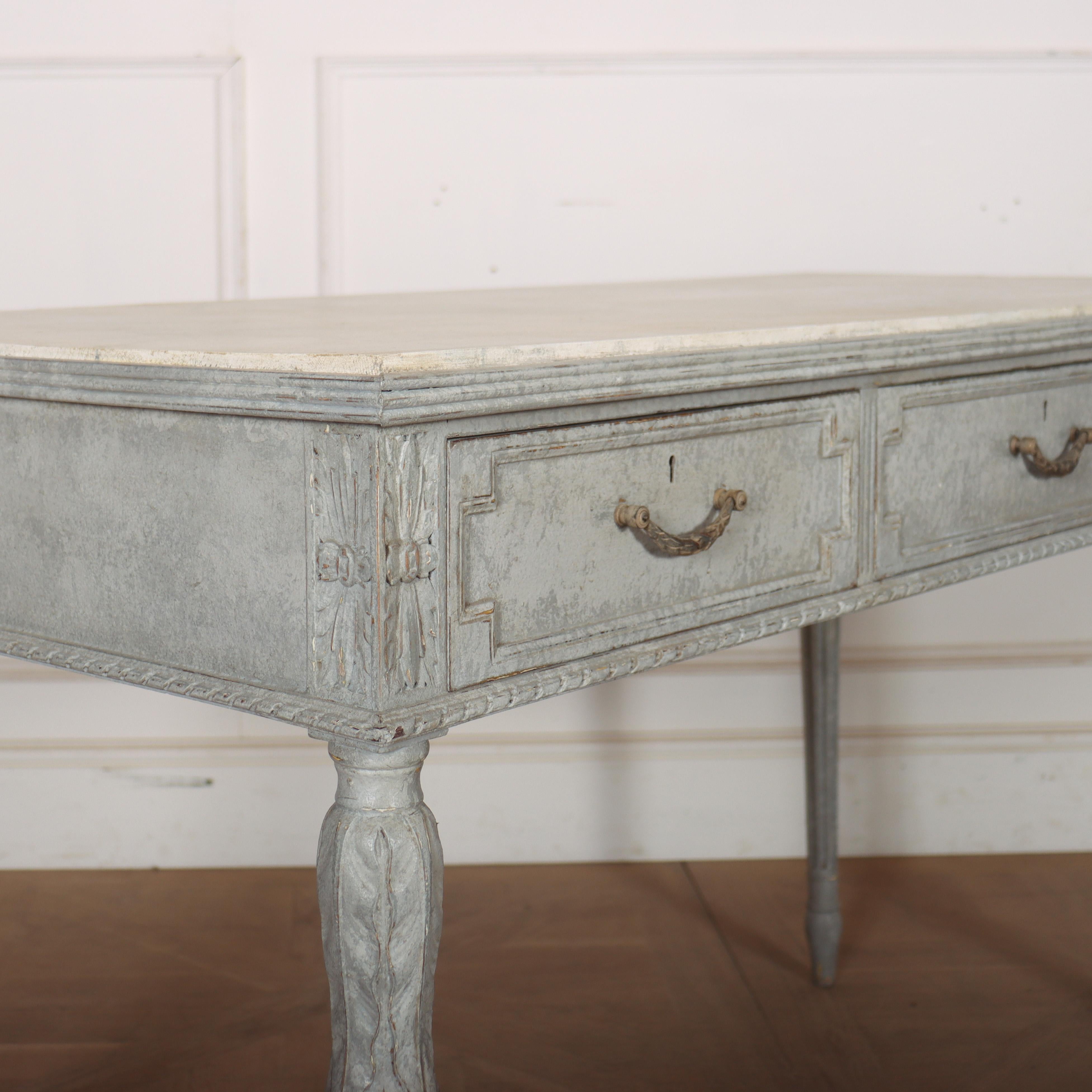 Swedish Painted Writing Table For Sale 2