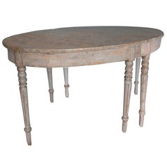 Swedish Pair of Demilune Consoles, a Pair, circa 1850
