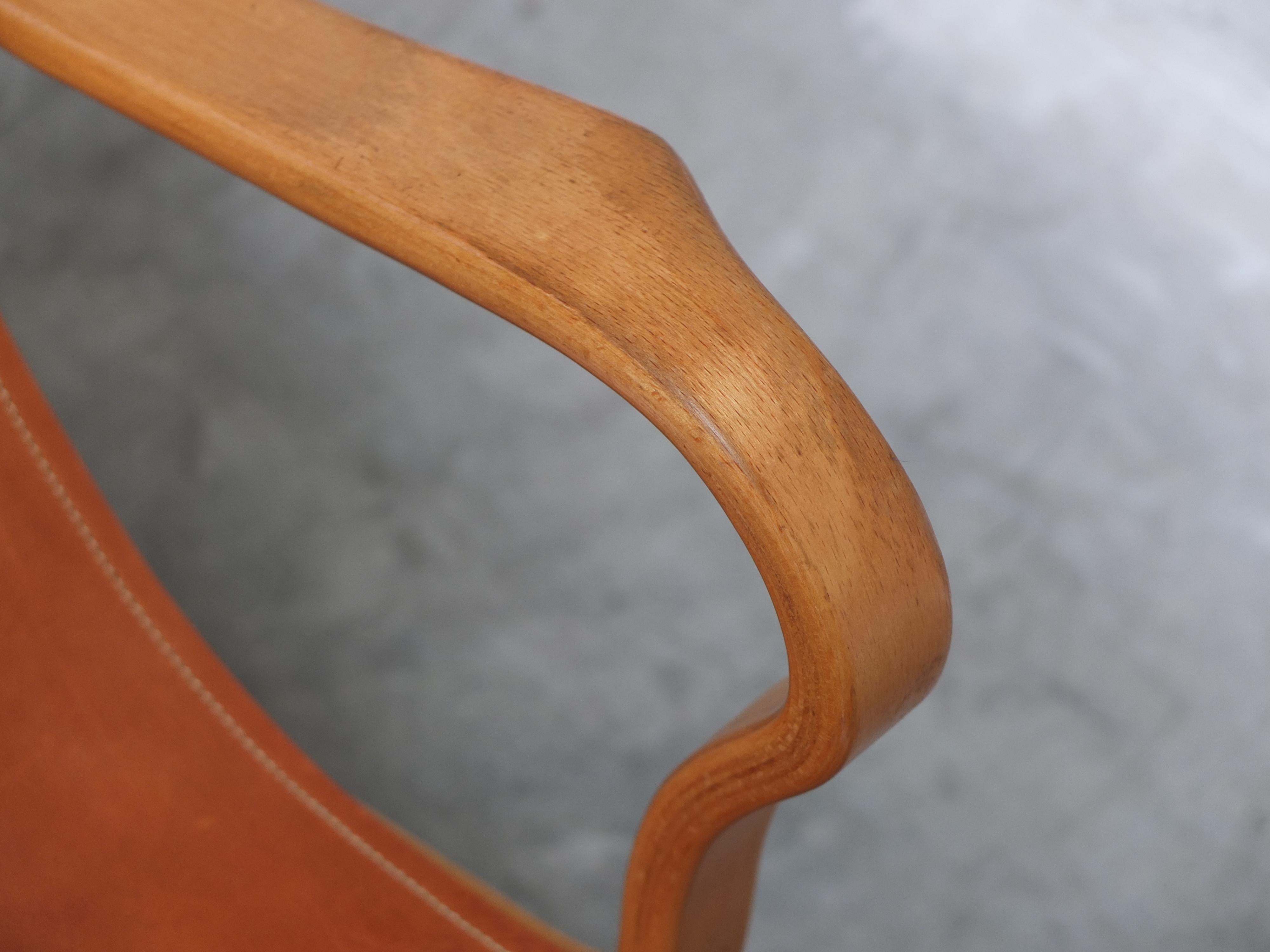 Swedish Pair of 'Eva' Lounge Chairs by Bruno Mathsson for DUX, 1941 8