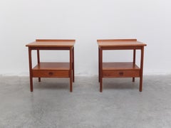 Schwedisches Paar 'Frisco' Beistelltische von Folke Ohlsson für Tingstrøms, 1960er Jahre