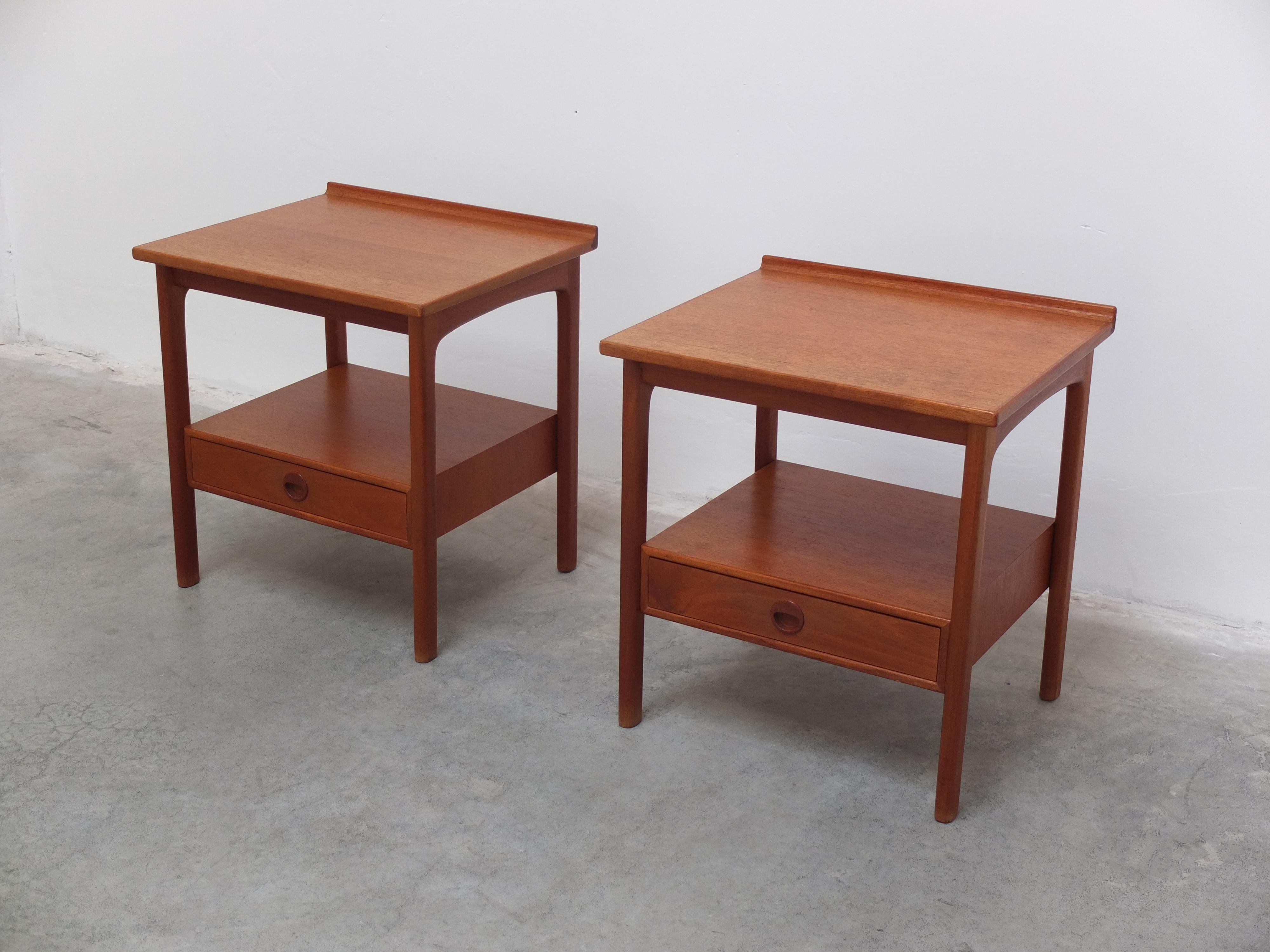 Scandinavian Modern Swedish Pair of 'Frisco' Side Tables by Folke Ohlsson for Tingstrøms, 1960s For Sale