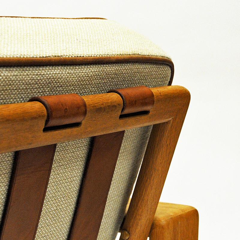 Swedish Pair of Oak Lounge Chairs Bodö by Svante Skogh, 1957 4