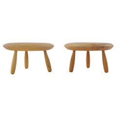 Pareja de taburetes suecos Organic Mushroom Stools de abedul Ikea 2009