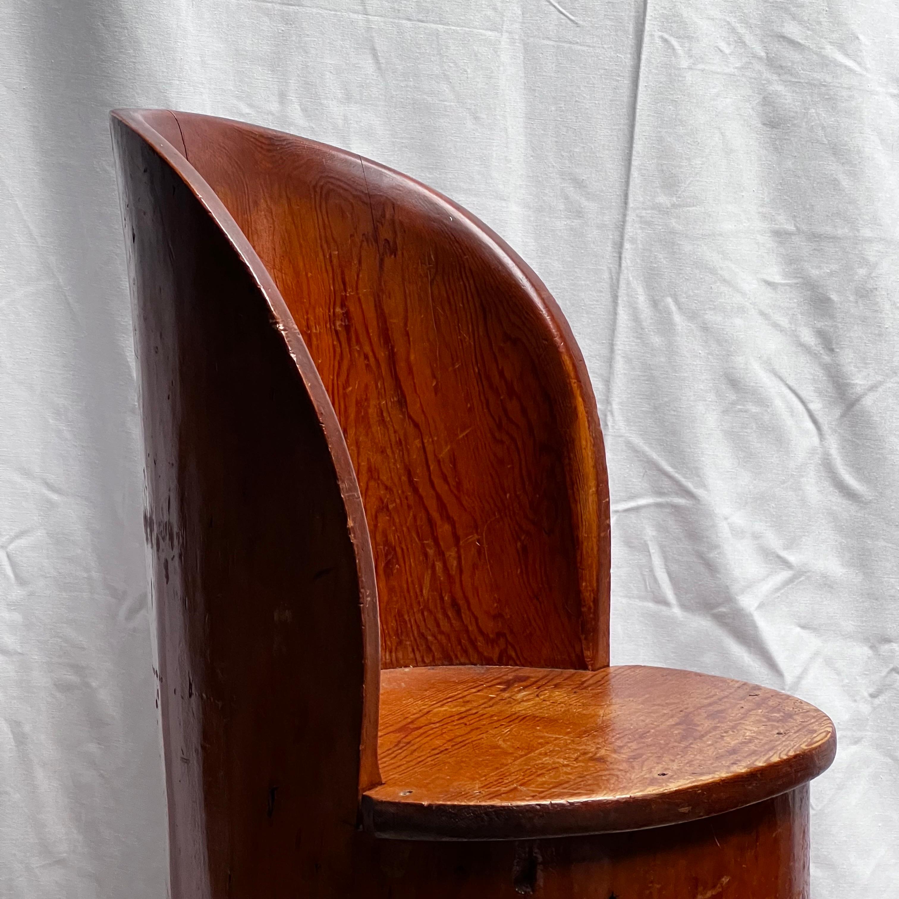 Paire de chaises paysannes suédoises du début de 1900 Folk Art en vente 5