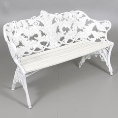 Panchina in acciaio da giardino Swedish Park Settee