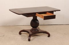 Swedish Pedestal Table w/Side Leaves