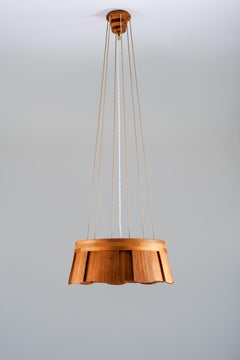 Swedish Pendant in Pine, 1970s