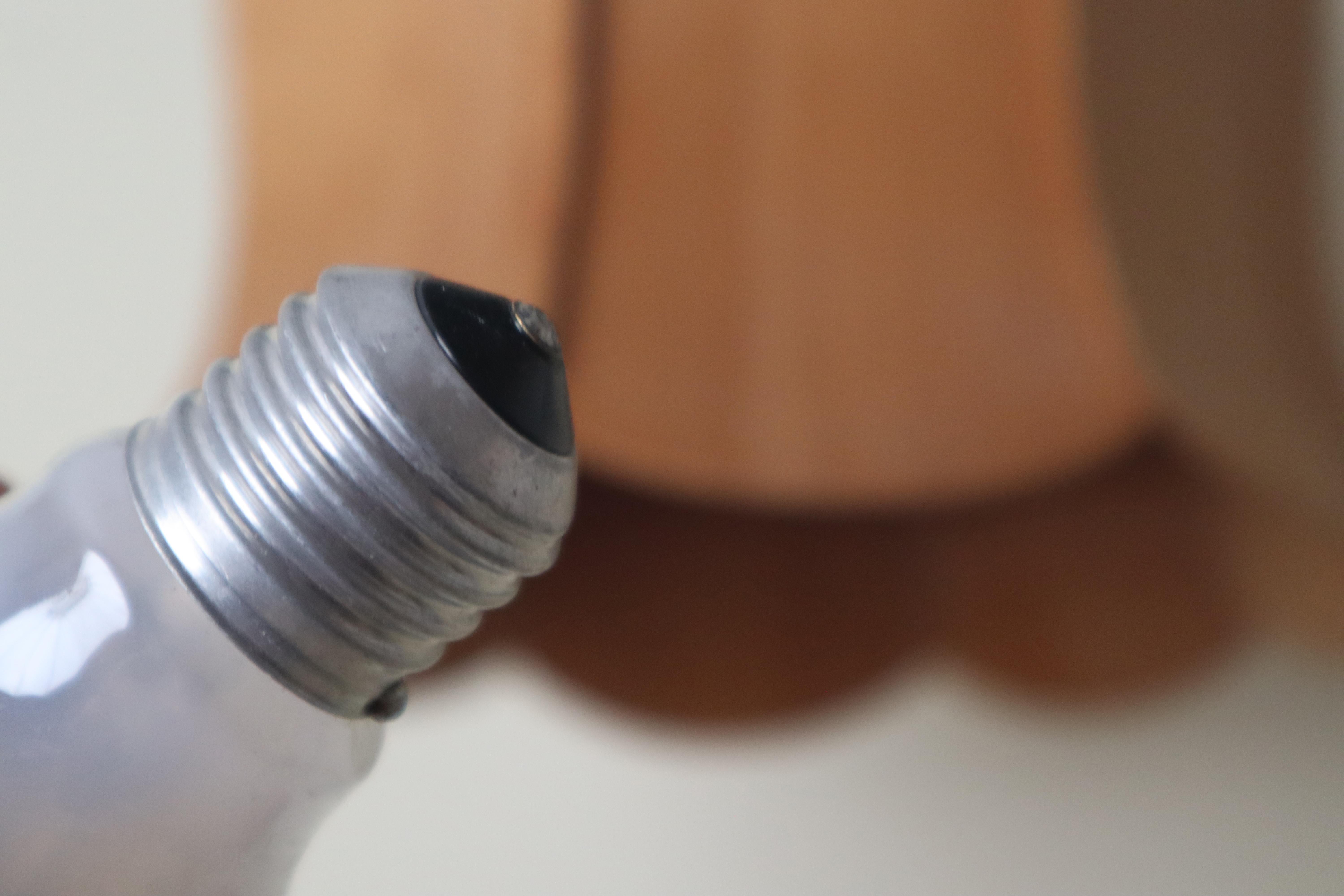 Mid-Century moderno Swedish Pendant Lamp In The Shape Of A Flower, Made Of Pine Chipboard in vendita