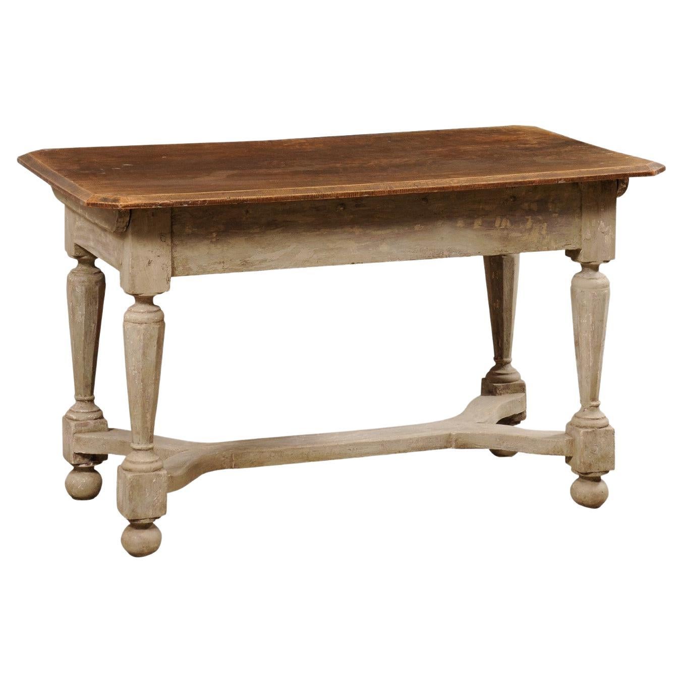 Swedish Period Baroque Carved-Wood Table, circa 1690-1720 For Sale