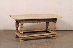 Swedish Period Baroque Carved-Wood Table (or Fabulous Kitchen Island!)