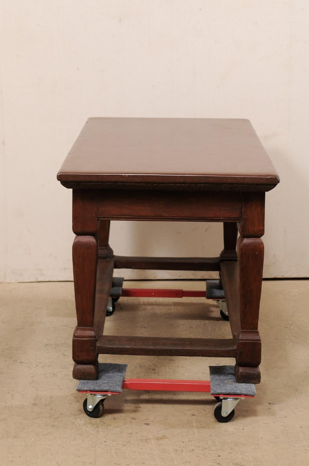 18th C. Swedish Period Baroque Table w/Stone Top- A Great Kitchen Work Table! For Sale 7