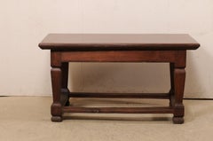 18th C. Swedish Period Baroque Table w/Stone Top- A Great Kitchen Work Table!