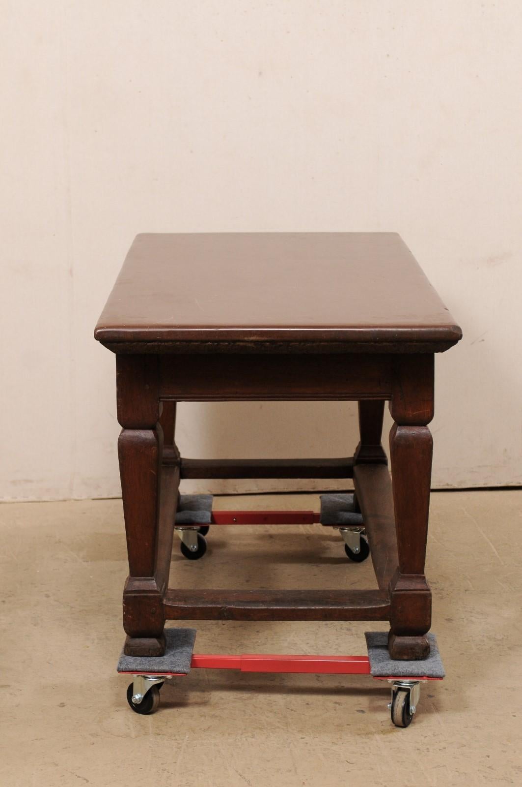 18th C. Swedish Period Baroque Table w/Stone Top- A Great Kitchen Work Table! For Sale 3