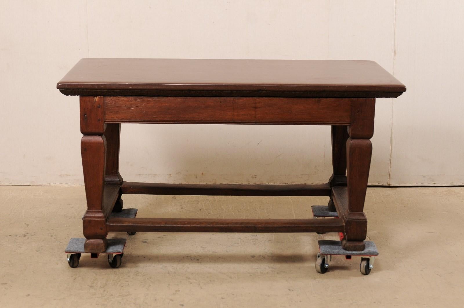 18th C. Swedish Period Baroque Table w/Stone Top- A Great Kitchen Work Table! For Sale 5