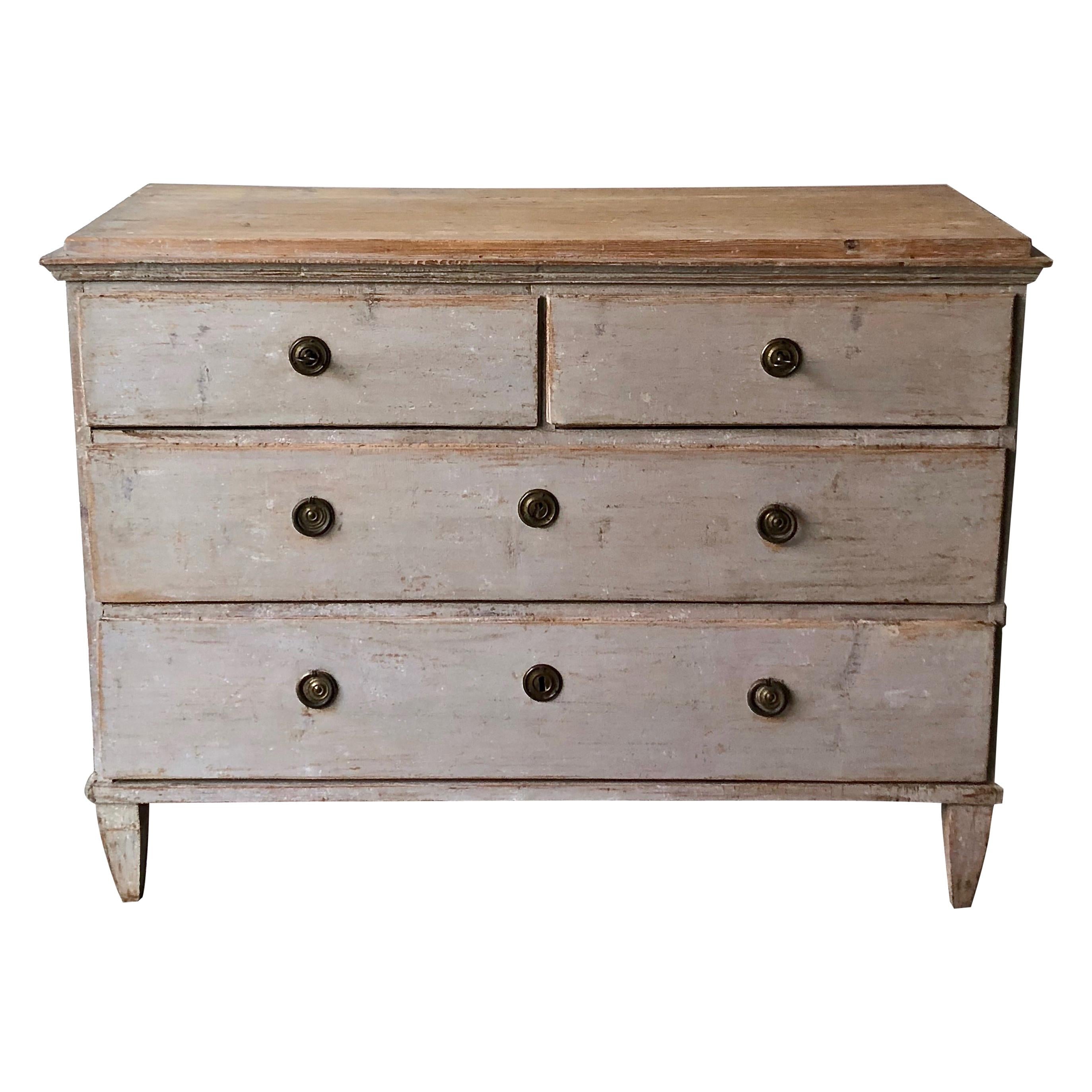 Swedish Period Gustavian Chest of Drawers