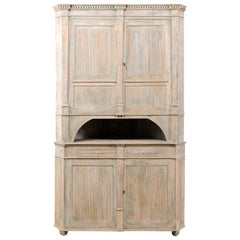 Antique Swedish Period Gustavian Corner Cabinet from the Early 19th Century