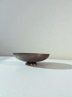 Swedish modern Pewter Bowl by Edvin Ollers for Schreuder & Olsson, 1975