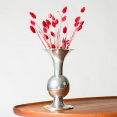 Swedish Pewter Vase by Nils Fougstedt for Firma Svenskt Tenn, 1930