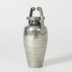 Swedish Pewter Vase by Sylvia Stave for C. G. Hallberg, 1933