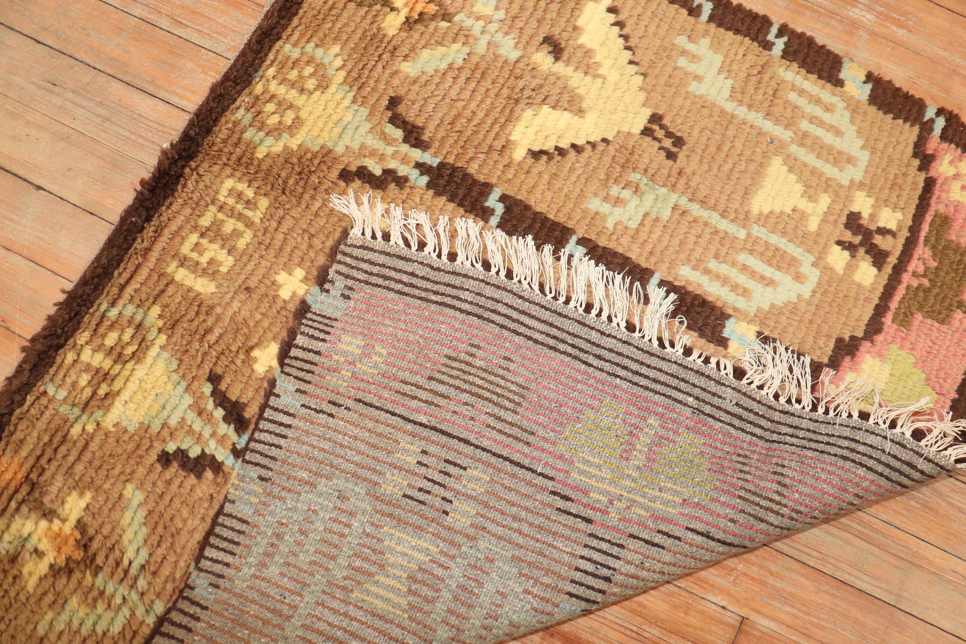 Swedish Pile Small Rug In Good Condition For Sale In New York, NY