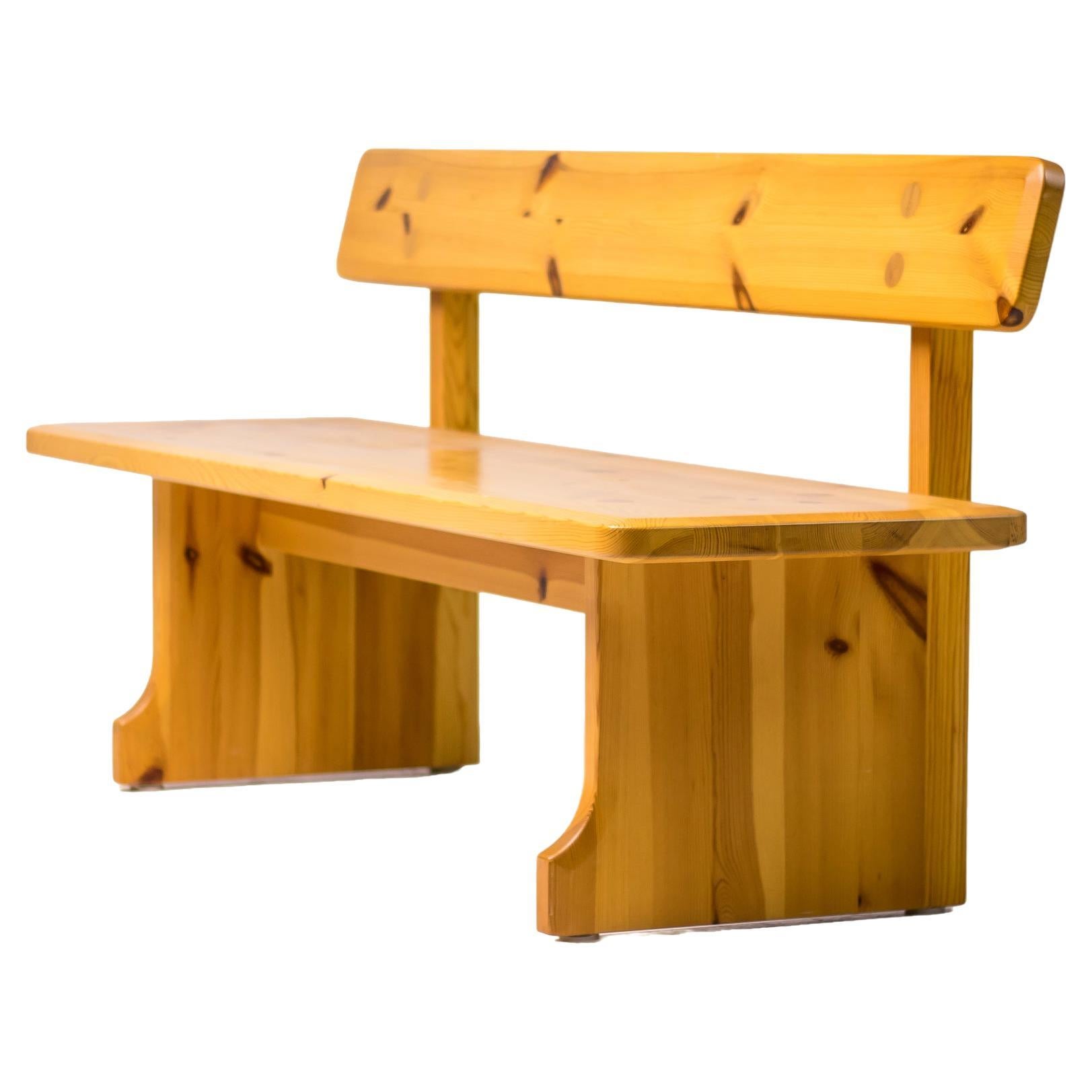 Swedish Pine Bench by Carl Malmsten  For Sale