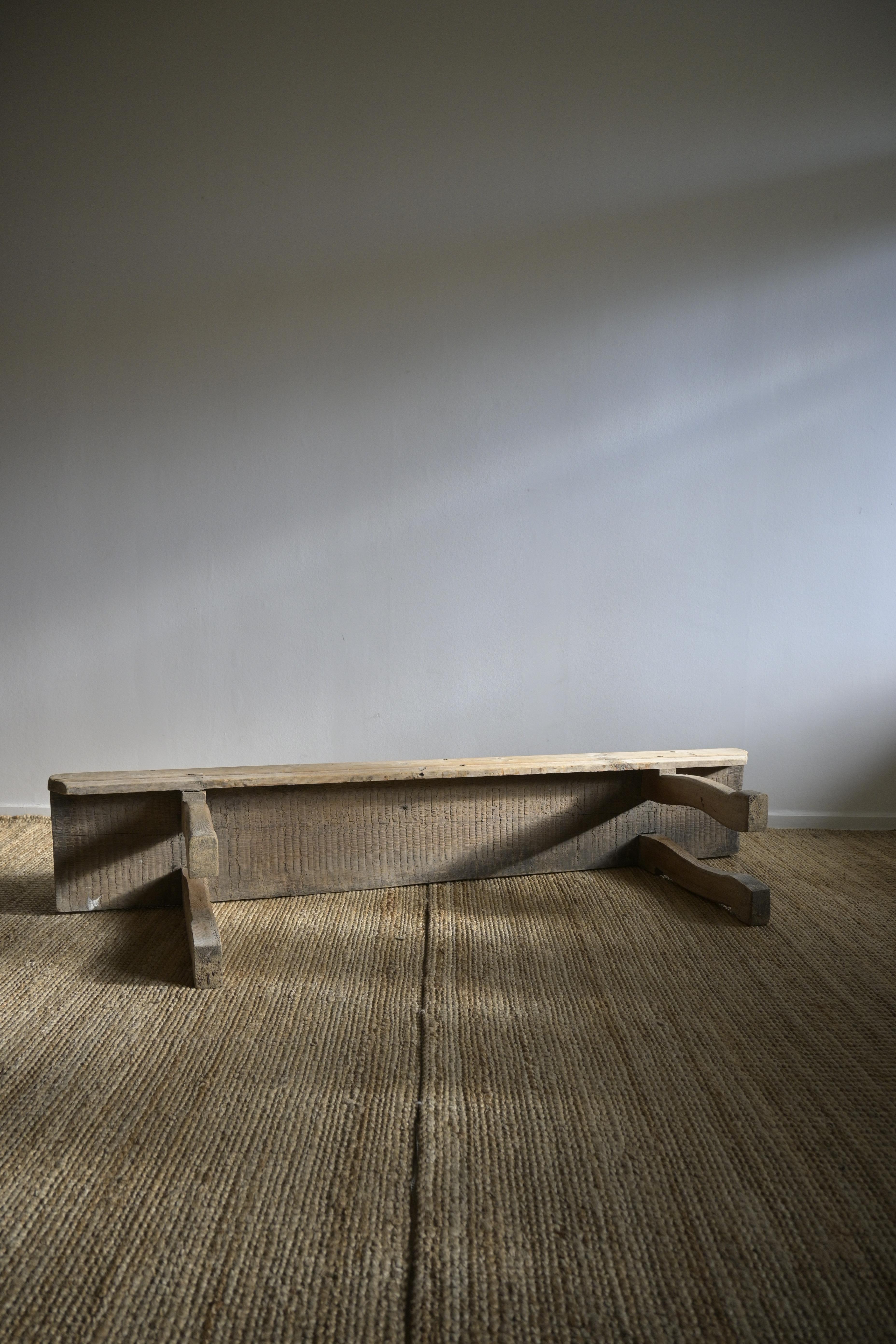 Swedish Pine Bench circa 1840 9