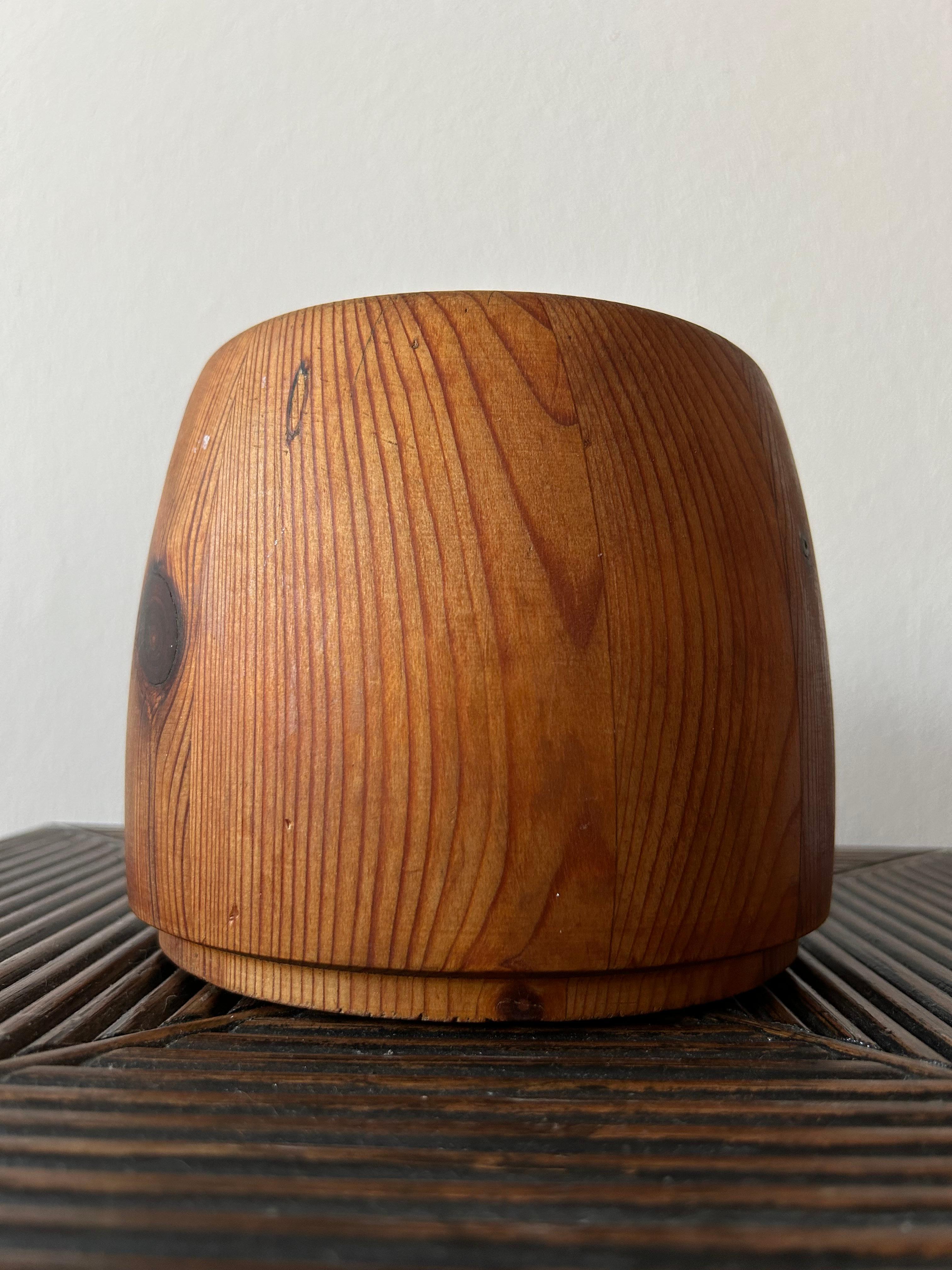 Swedish Pine Bowl, 1960s In Good Condition In Valby, 84