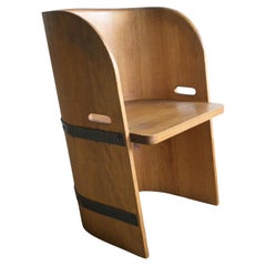 Swedish pine chair produced by Åby Möbelfabrik, 1940s