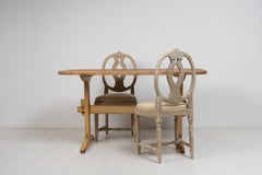 Swedish Pine Country Home Folk Art Dining Table