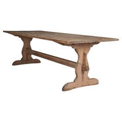 Swedish Pine Dining Table Circa 1800-1810