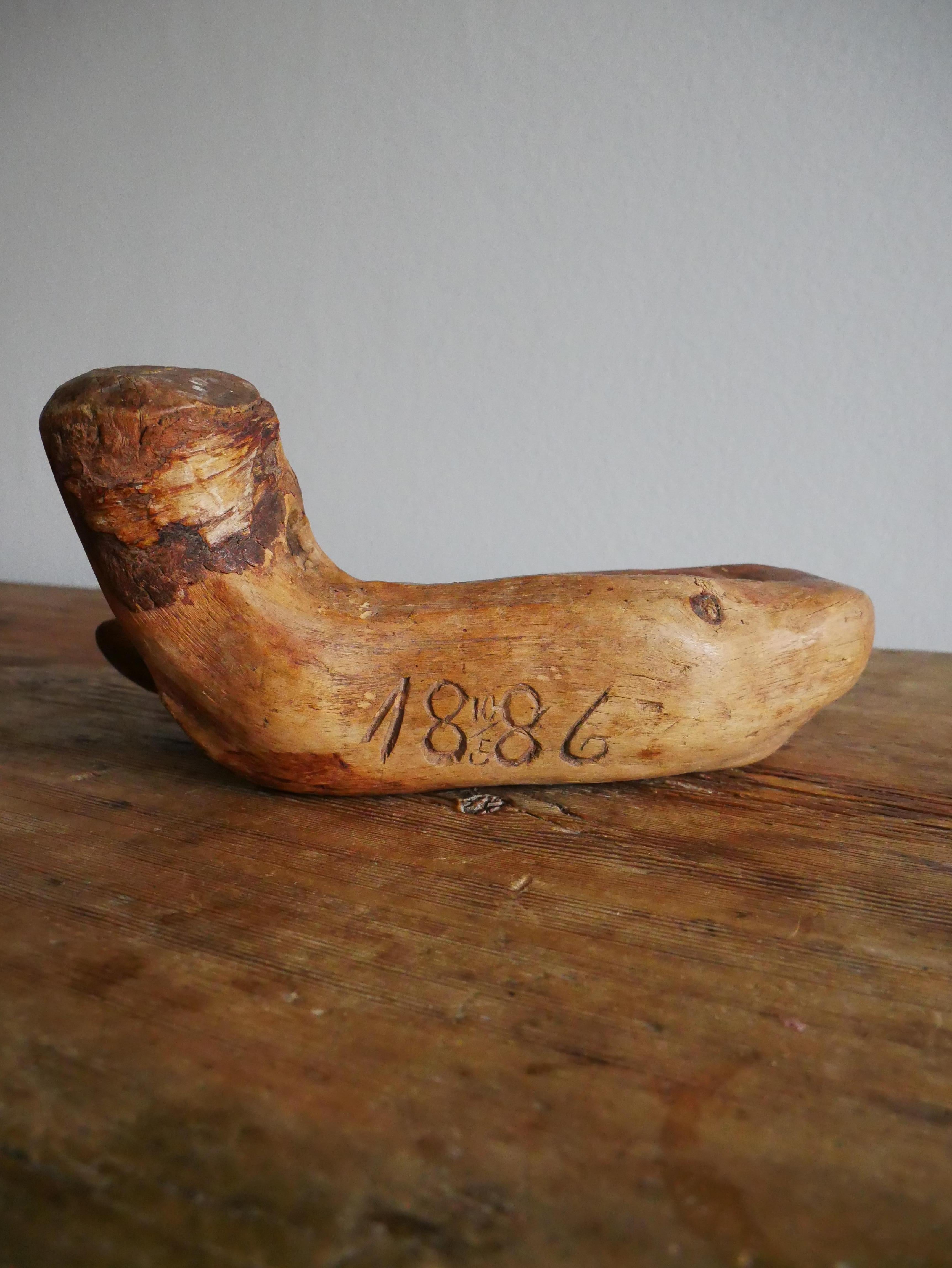 Swedish Birch hook 1886 For Sale 5