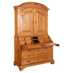 Segreteria svedese in pino, 1820-40 circa