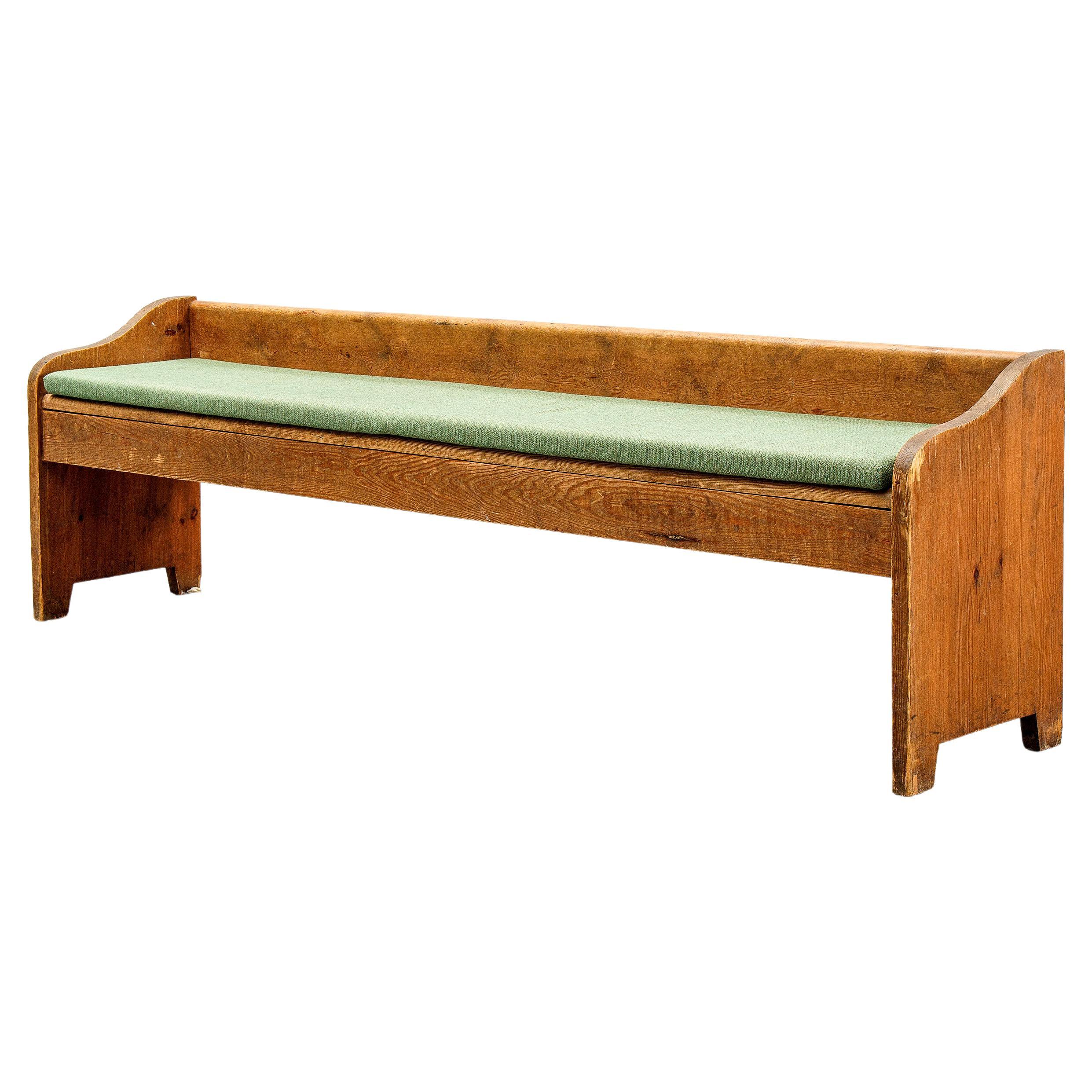 Swedish Pine Sofa in style of Axel Einar Hjorth Produced in Sweden 1930s