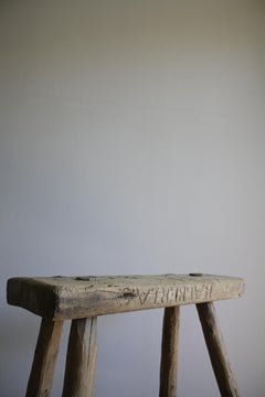 Swedish Pine Stool from the 1900s