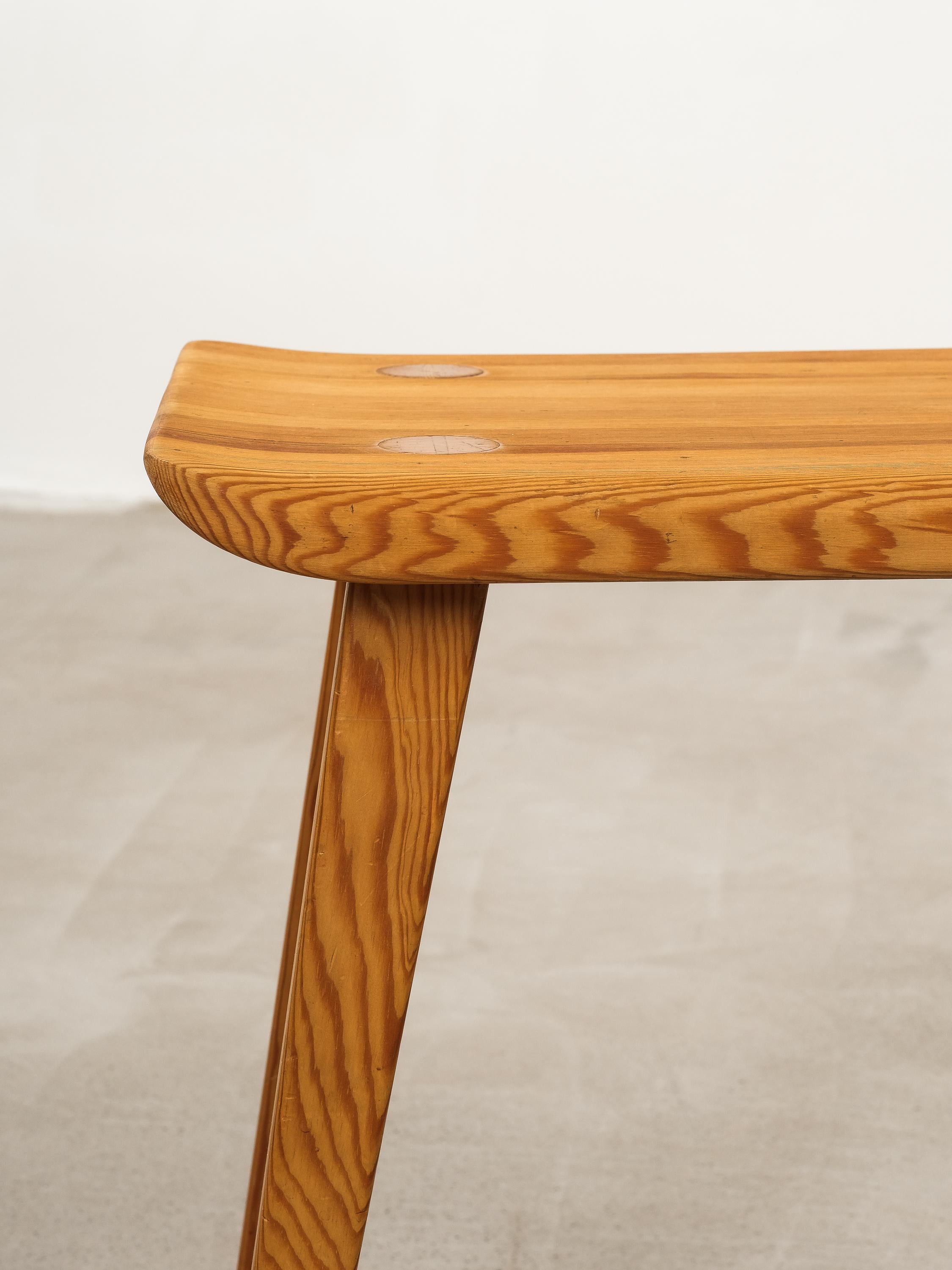 Swedish Pine Stool Model 