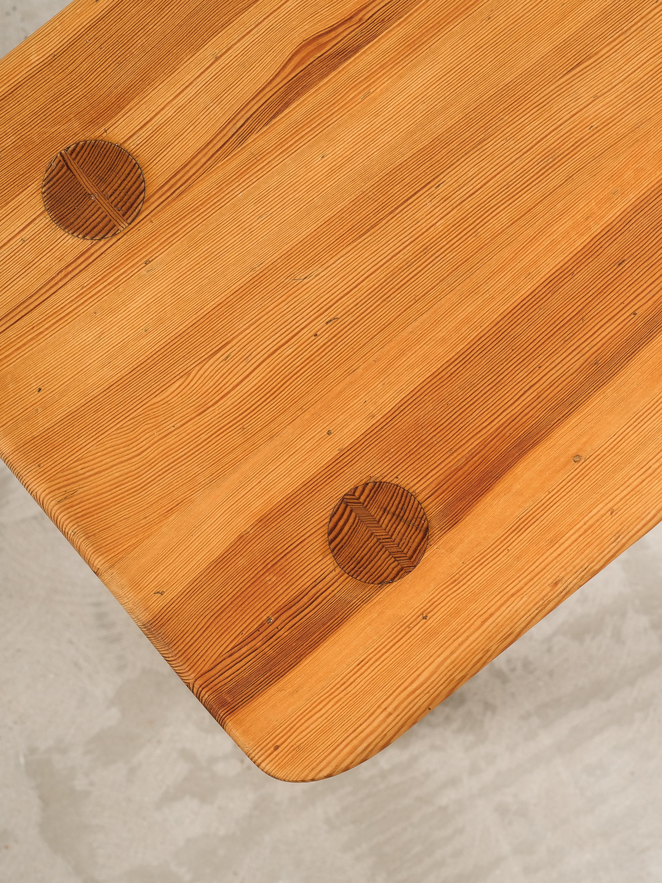 Mid-20th Century Swedish Pine Stool Model 